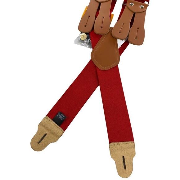 Carhartt Suspenders With Buttons 2” Red NEW - Picture 5 of 9